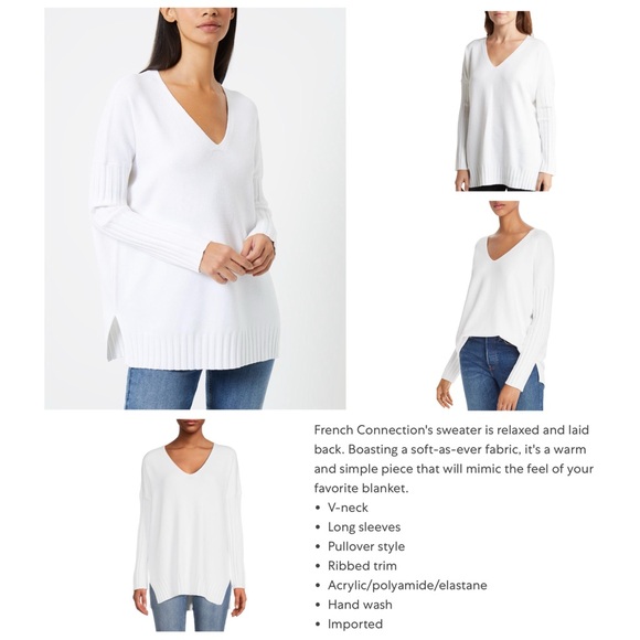 FRENCH CONNECTION • Soft Pullover Sweater - Picture 7 of 11